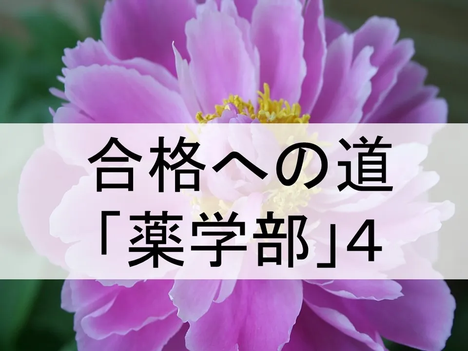 薬学部進学を成功させる術