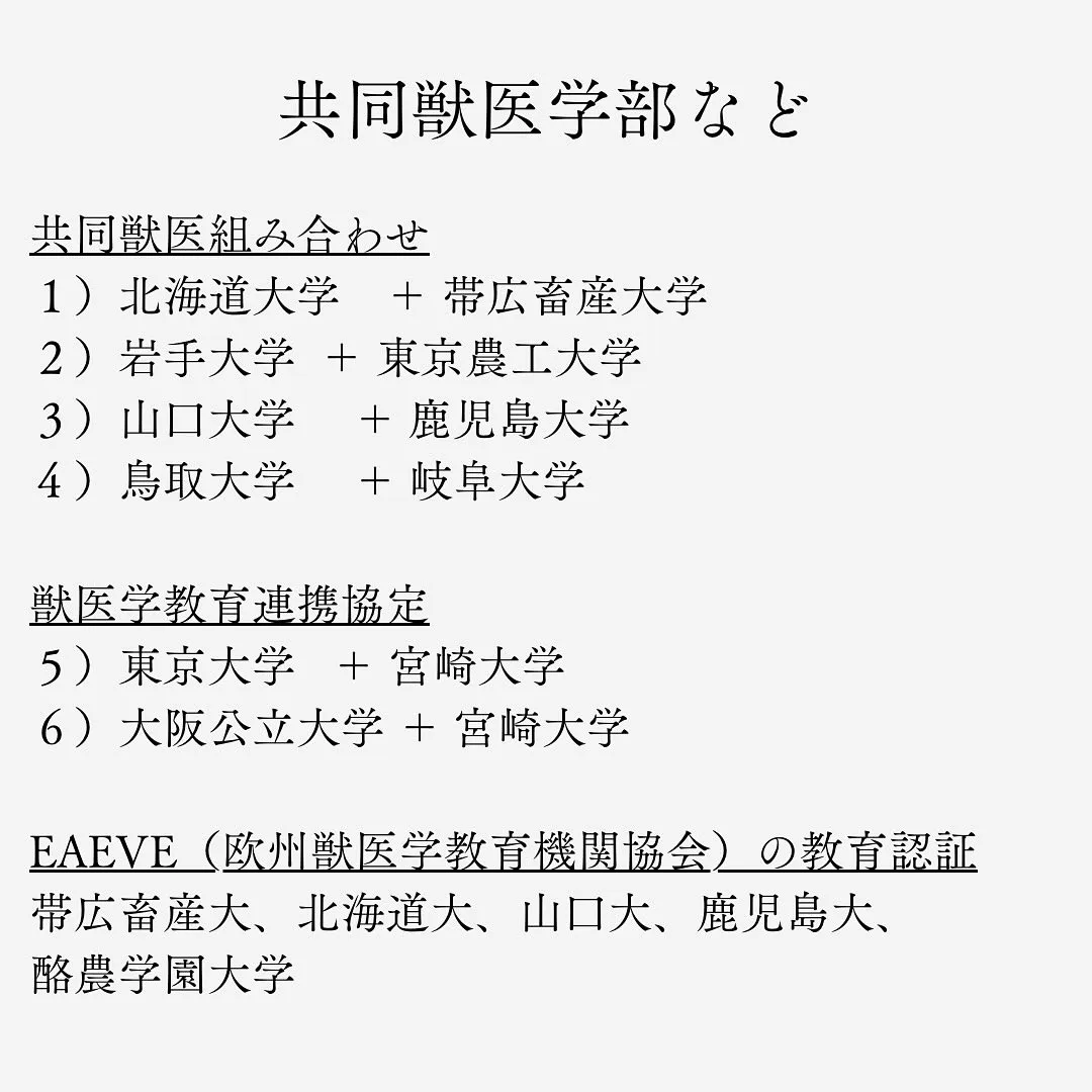 獣医学部入試の基本情報/獣医専門予備校メディクール