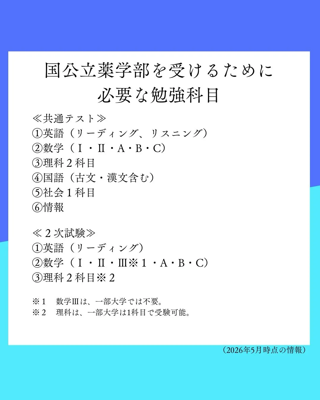 薬学部がある大学は?入試方式は?薬学部の基本情報!